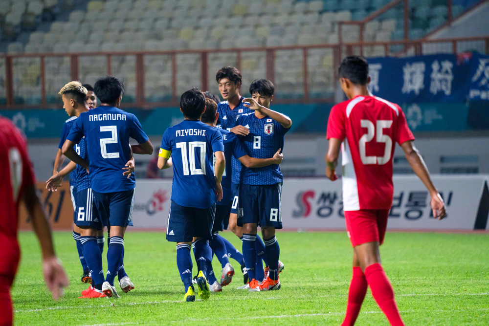 日本が白星発進　アジア大会男子サッカー