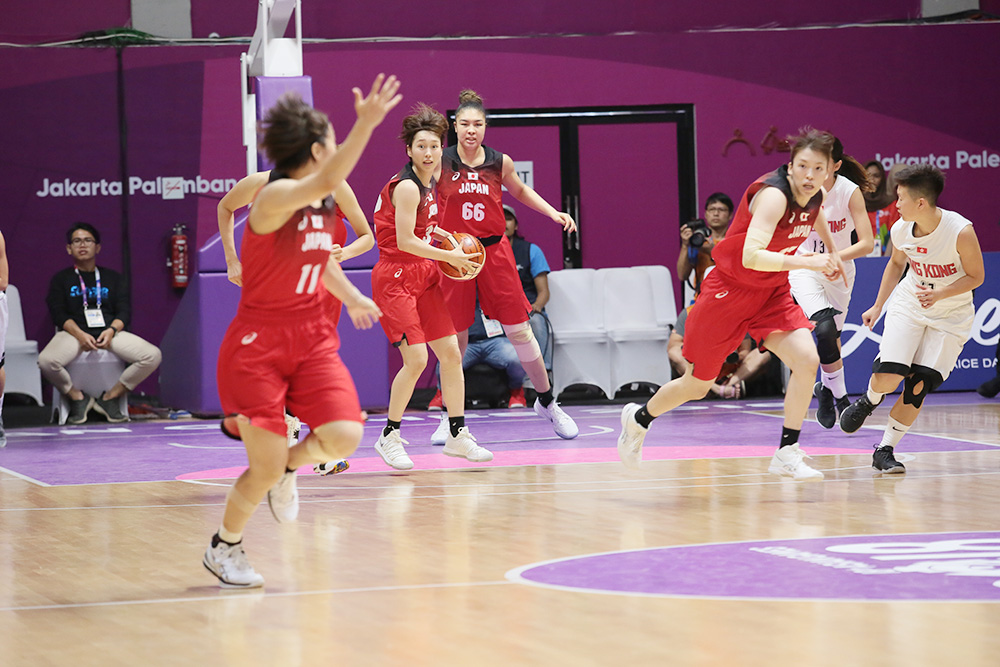 日本、香港に快勝　アジア大会女子バスケ