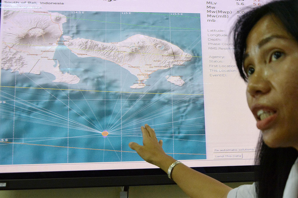 バリ島でＭ5.1　 人的被害なし