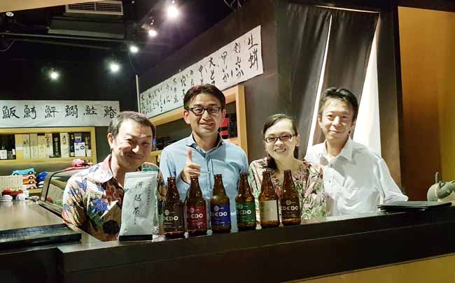 河越茶に癒やされる　定番の地ビールも　小江戸の会