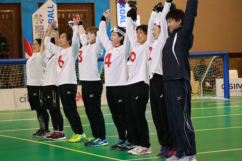 静まる会場に響く鈴　ゴールボール　日本女子決勝へ