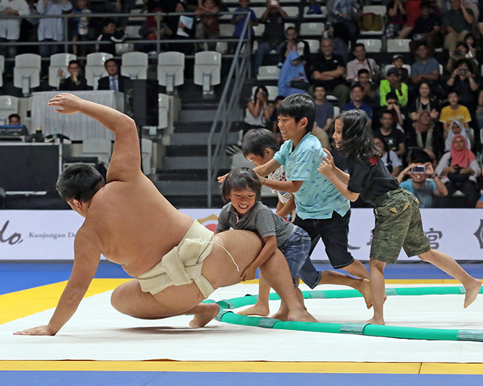 「本場の技」で魅了　日本武道館が演武会