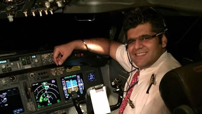 インド人機長　勤務７年、飛行6000時間