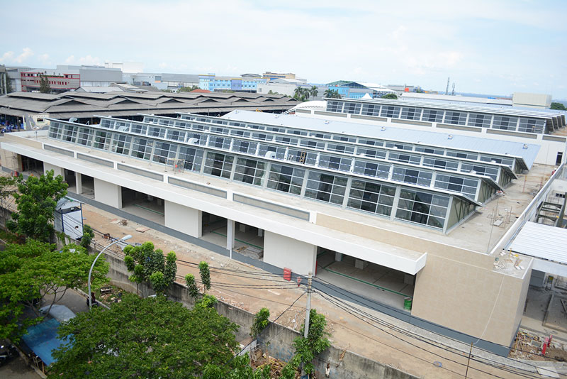 新魚市場、完成間近　ジャカルタ漁港