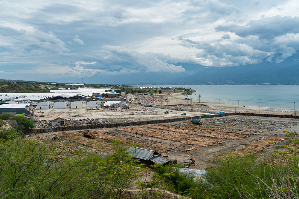 「支援待たずに行動を」　コーヒー屋台が応援　中部スラウェシ震災３カ月