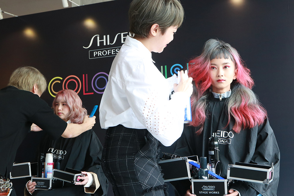 資生堂プロフェッショナル　新ヘアカラー剤を紹介　発色よく染め上げ