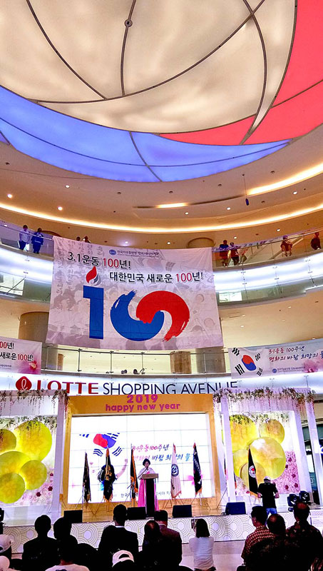 ▼モールで韓国イベント