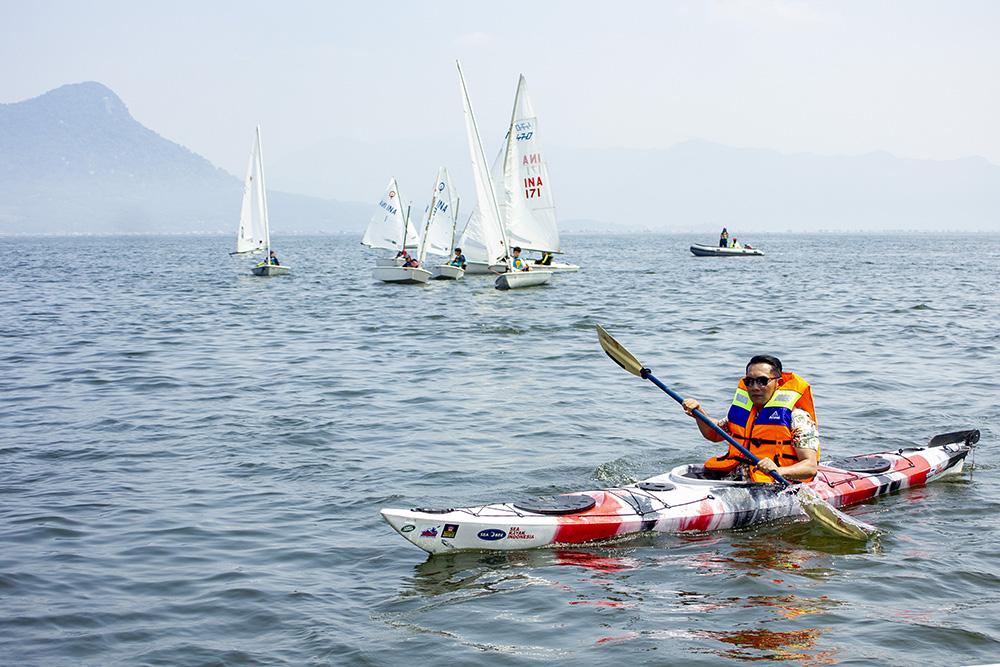 ▼湖上スポーツの拠点に