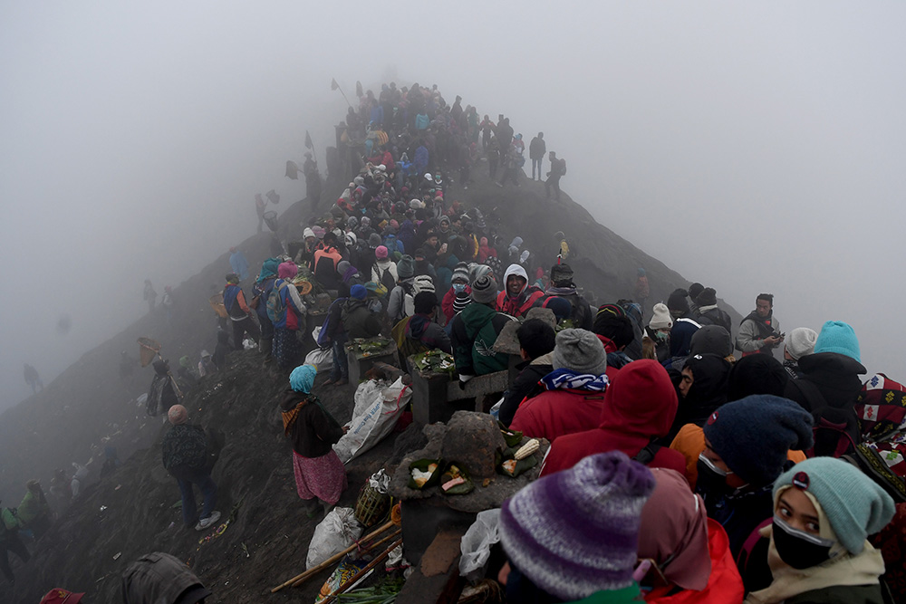 ▼霊峰に山岳民族の祈り