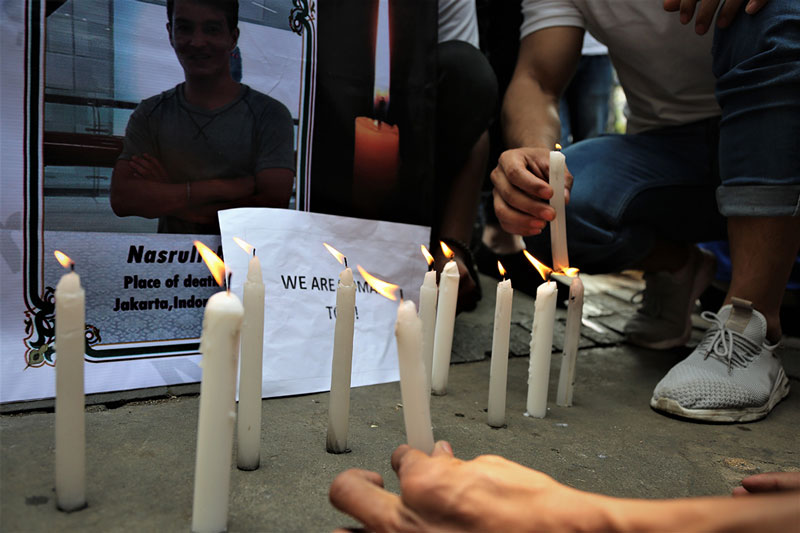 「先見えない」、自殺者も　ＵＮＨＣＲ前　単身の難民が抗議続ける