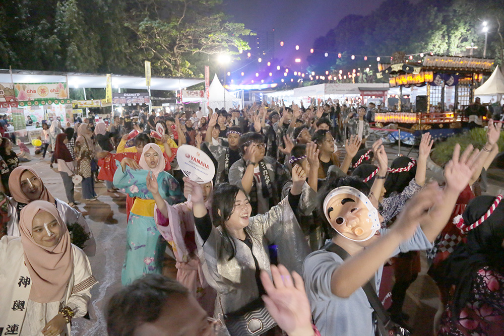 笑顔弾ける盆踊り　体験型で３万人超来場　第11回ＪＪＭ  