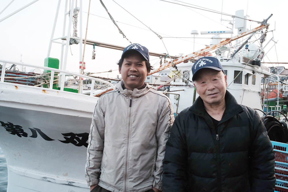｢なくてはならない存在｣ 　富山県魚津　ズワイガニ漁の技能実習生　1面から続く