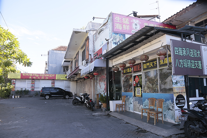 中国店、ツアーなく閑散 バリ　新型コロナ、渡航禁止で