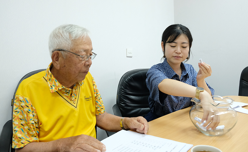 県人ゴルフ前期大会　20チームが参戦　組み合わせ決まる