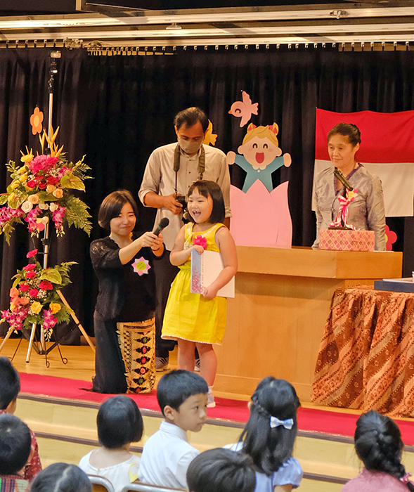 例年通りに園児出演　ＪＪＳ幼稚部卒園式　祝辞など一部省略