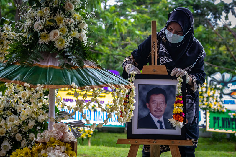スハルト氏の政商死去