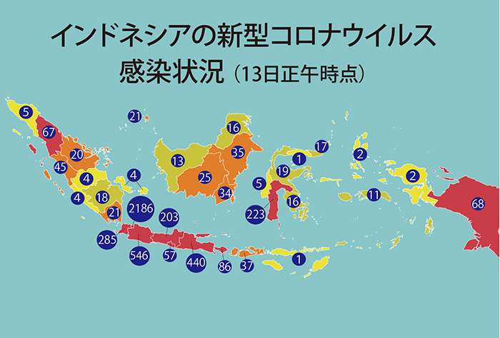 バンテンで大規模制限　 18日から、３地域対象　新型コロナ対策  