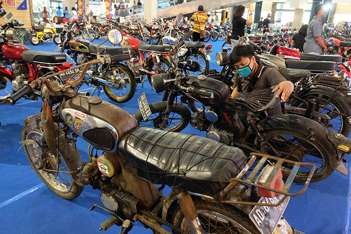 ▼ホンダのバイク展覧会