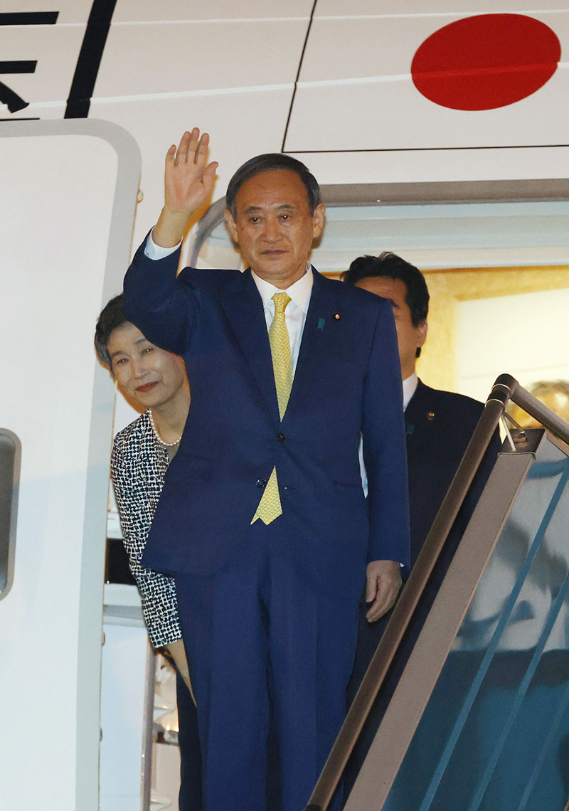 首相 羽田を出発　明日ジャカルタ入り
