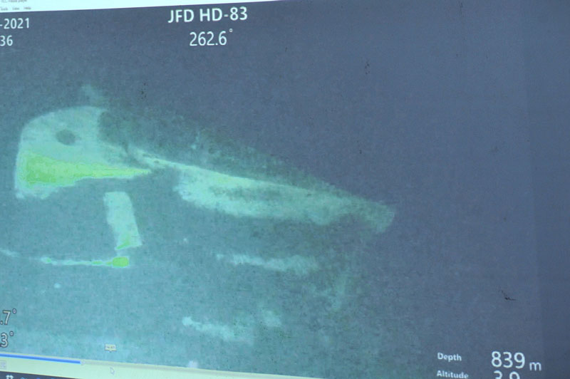 潜水艦は「沈没」　乗組員53人全員死亡と国軍