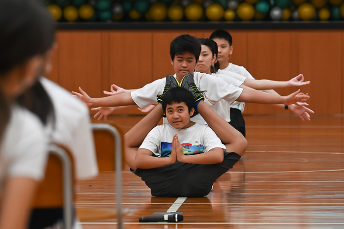 ２年ぶりの運動会　感染対策は慎重に　ＣＪＳ