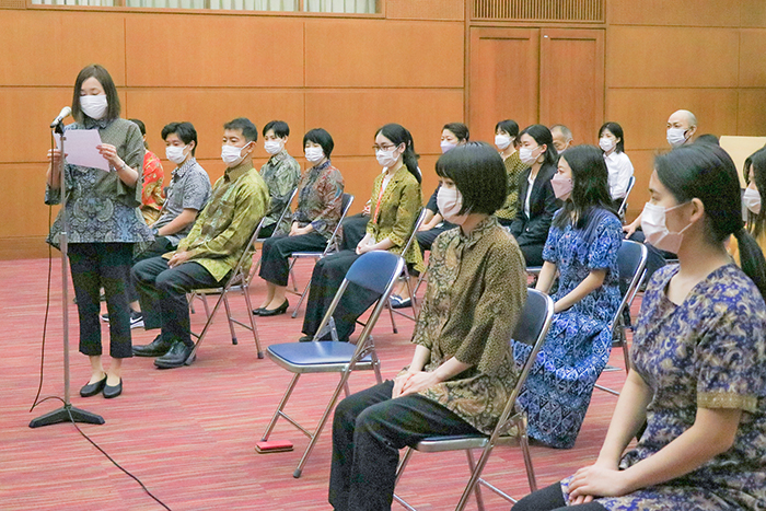 日本語パートナーズ再開　30人が大使表敬　 約２年ぶり