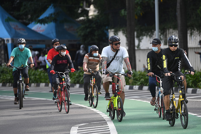 自転車専用レーン新設へ　ジャカルタで195キロ　州政府