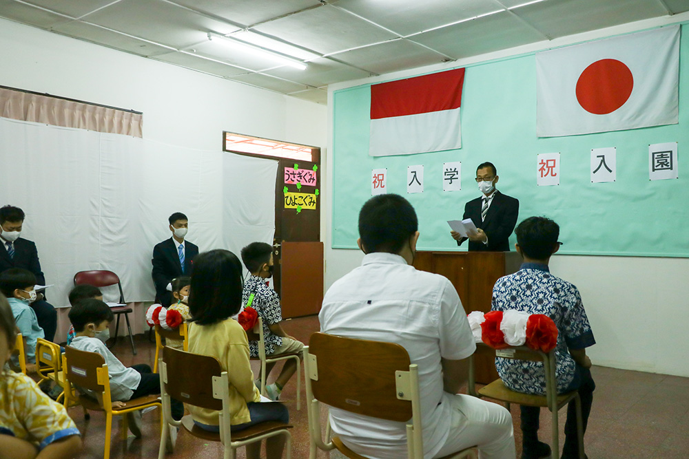 児童生徒数、コロナ前に戻る　ＢＪＳ入園・入学式　６月には運動会を