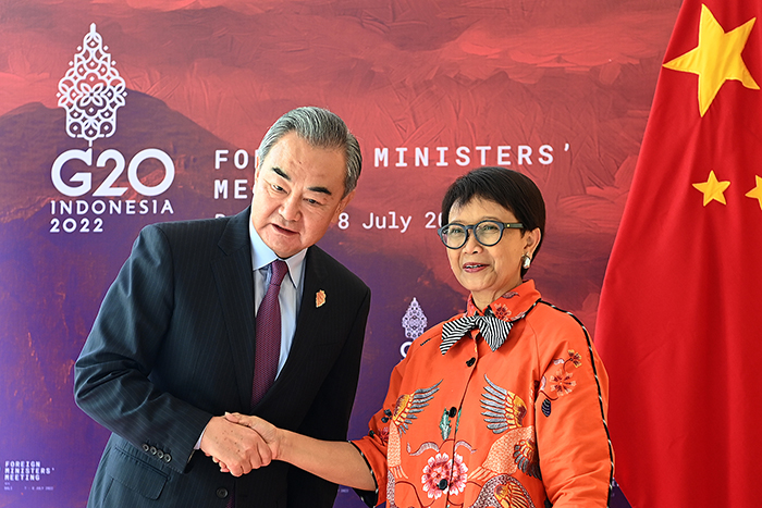 バリでＧ20外相会合開幕　食糧・エネなど協議へ　Ｇ７が夕食会欠席