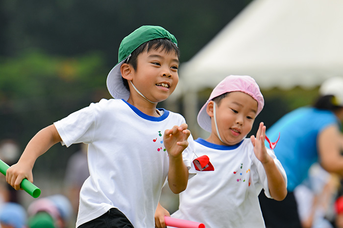 ｢普通の運動会｣が戻った　保護者席に感動の波　ＪＪＳ幼稚部