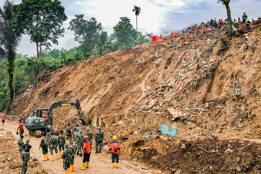 被災地に広がる疲れと不安　低所得者層を直撃　チアンジュール地震