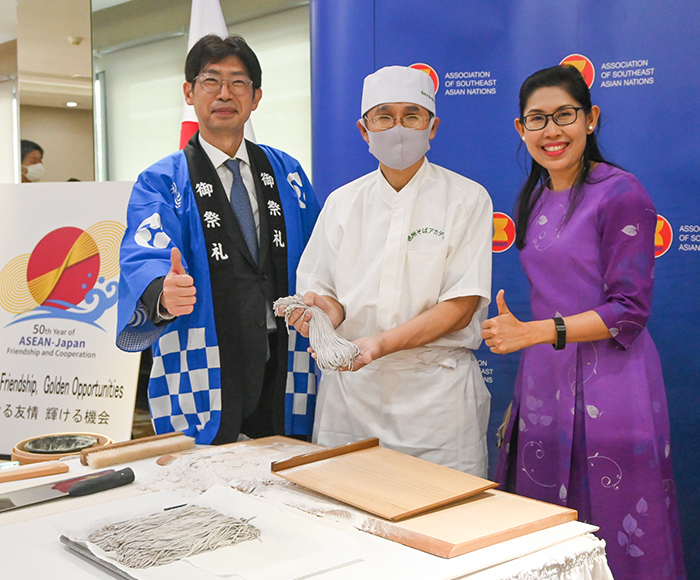 文化を越え、麺がつなぐ国境　ＡＳＥＡＮ日本政府代表部　和食でプロモーション