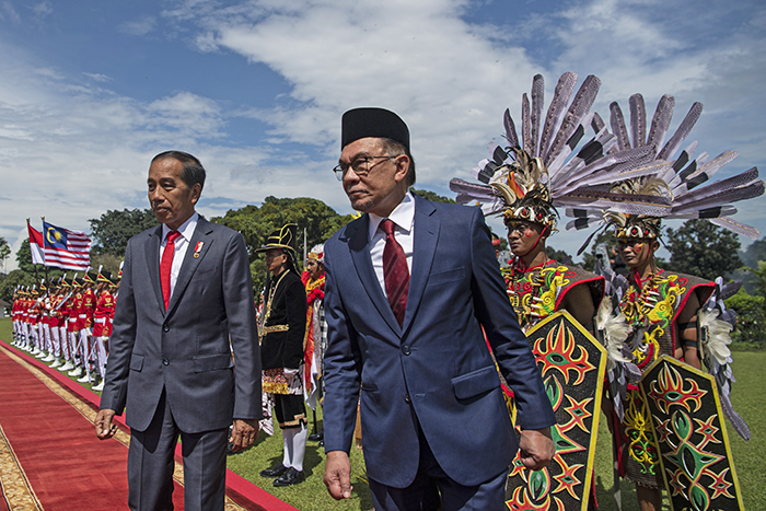 経済協力など協議　マレーシア首相と首脳会談　ジョコウィ大統領