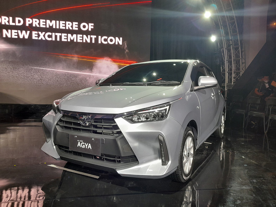 新型アギア、世界初公開　10年ぶりフルモデルチェンジ　トヨタ販売現法