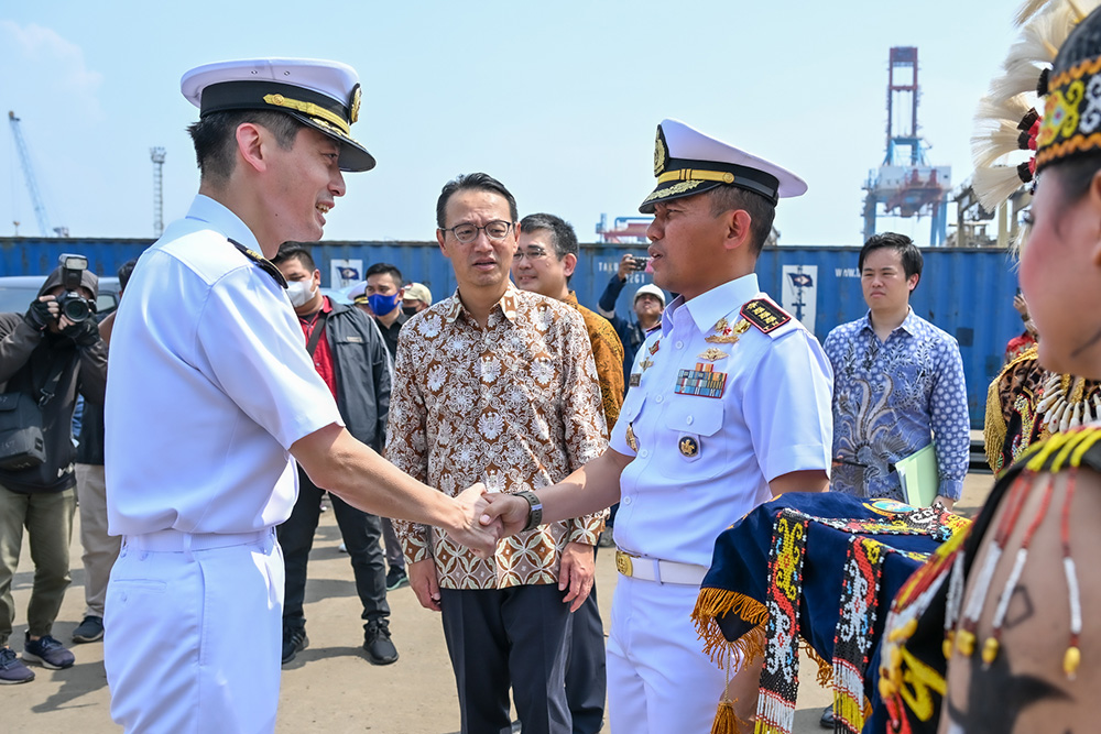 関係深化で地域に貢献　日イ防衛交流　海自、最新鋭艦を投入