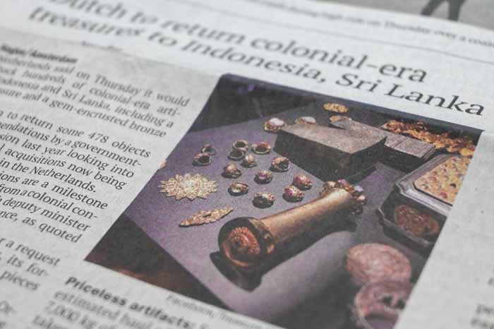 「ロンボクの宝」など返還　植民地時代の略奪品　オランダ政府