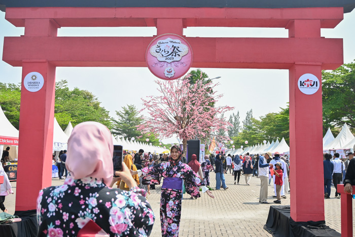 祭りで相互の文化交流を　ＫＡＪＩ　第10回さくら祭り