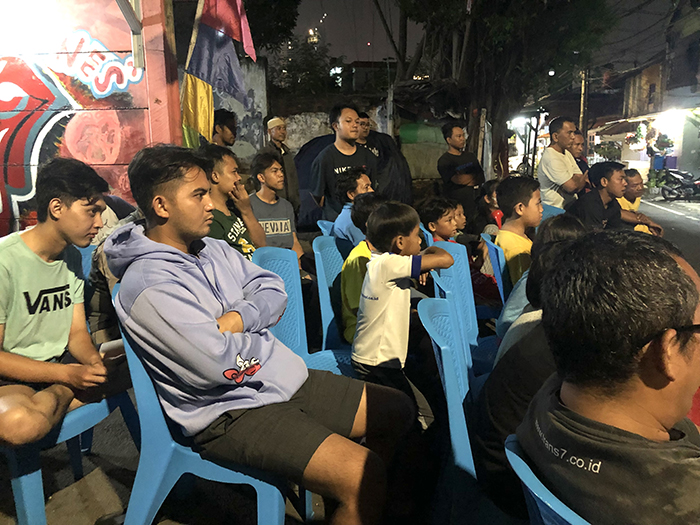 カンプンでサッカー観戦会