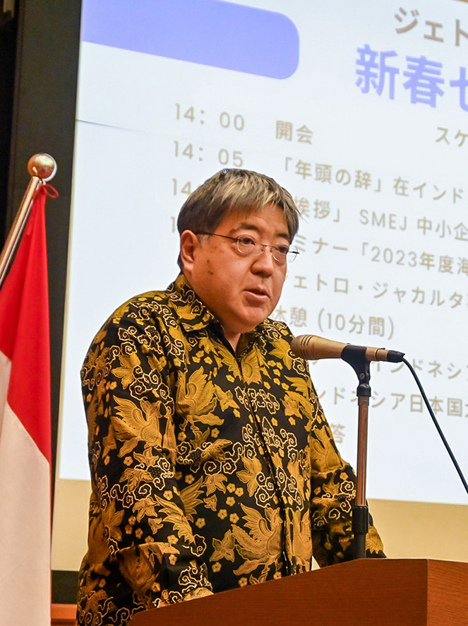 「新しい種を撒きたい」　正木大使があいさつ　ジェトロ、ＳＭＥＪセミナー