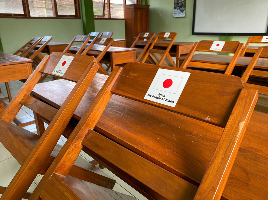 学習環境の改善支援　東ジャワで新校舎建設　日本政府