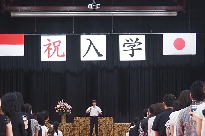 日本人学校で入園・入学式