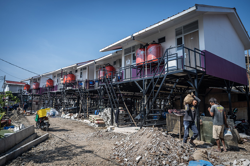 ▼福祉向上のため住宅建設