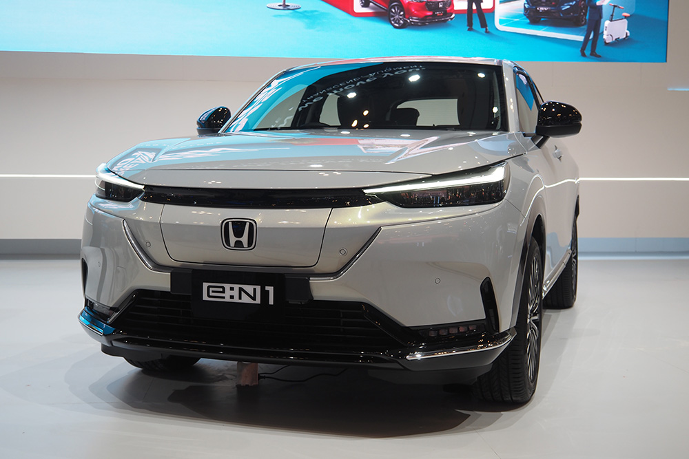 【ＧＩＩＡＳ広告特集】　ＥＶ「ｅ：Ｎ１」、25年販売 ホンダ　ＨＶのステップワゴンも展示