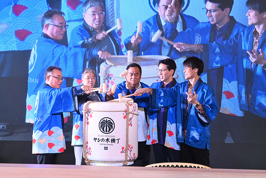 ヤシの木横丁、グランドオープン　日本の食文化を楽しむ場に　プラザ・スナヤン