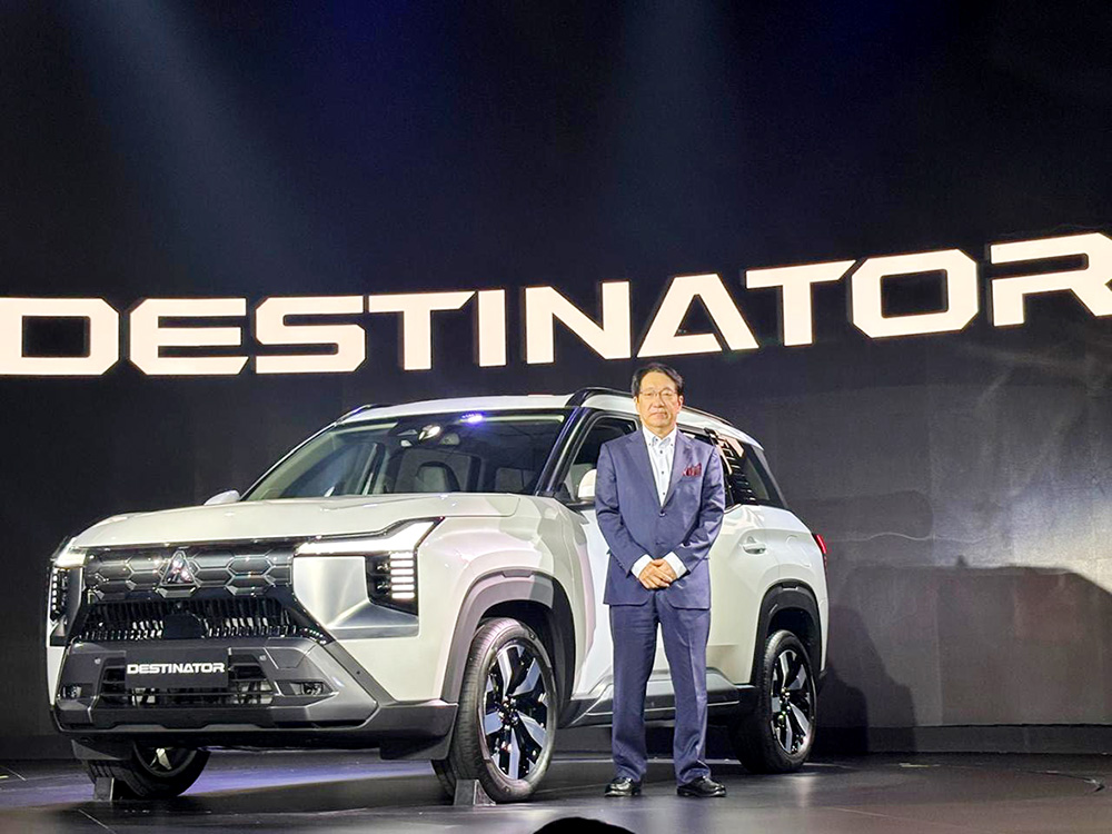 三菱自、新型ＳＵＶを世界初披露　「デスティネーター」、近隣輸出も視野