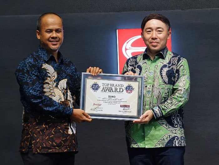 インドネシアで日野に信頼　８年連続でトップブランド賞受賞