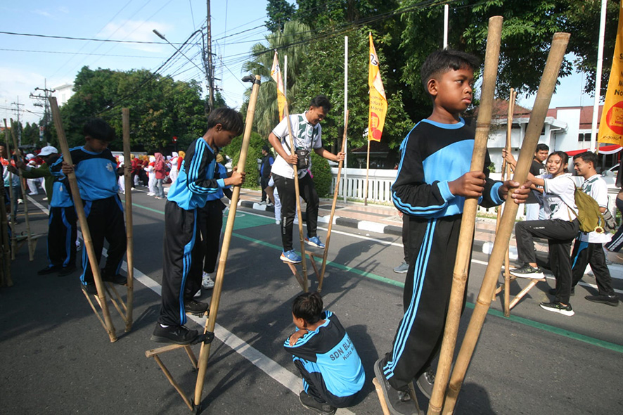 ▼クディリで市民スポーツ大会