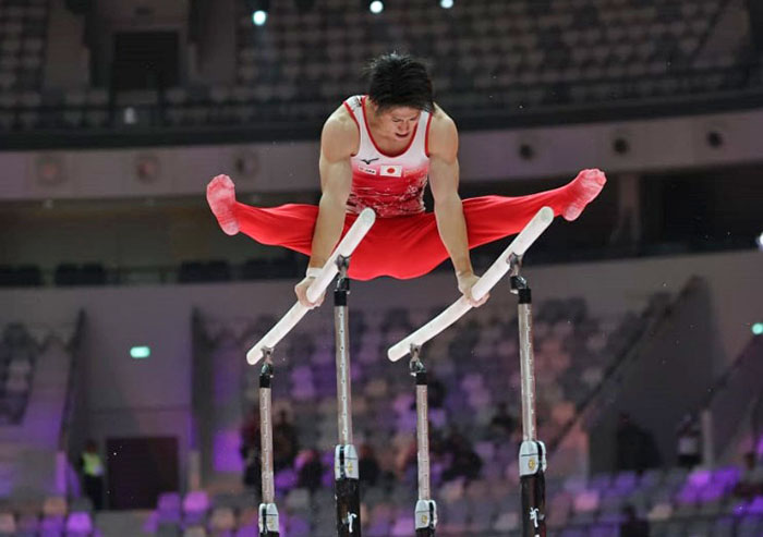 橋本大輝・個人総合予選首位　世界体操、ジャカルタで開催中