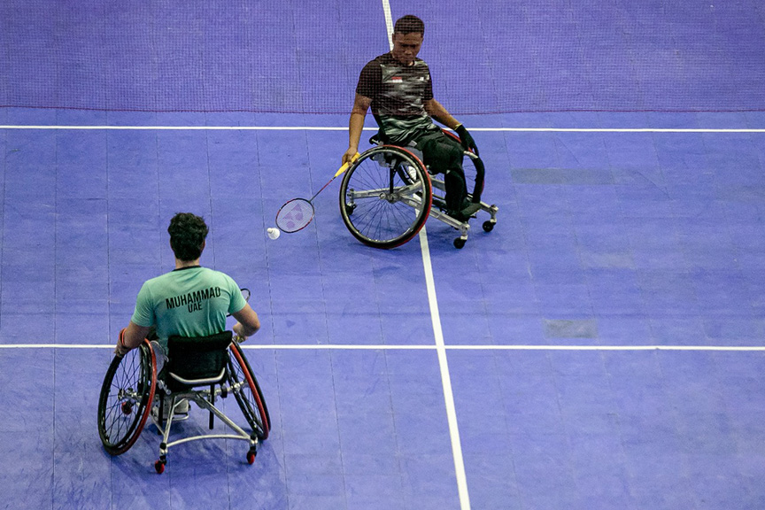 ▼パラバドミントン国際大会