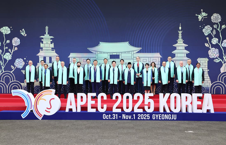 ＡＰＥＣ首脳会議で発言　ＡＩ活用で貧困対策と食料自給強調